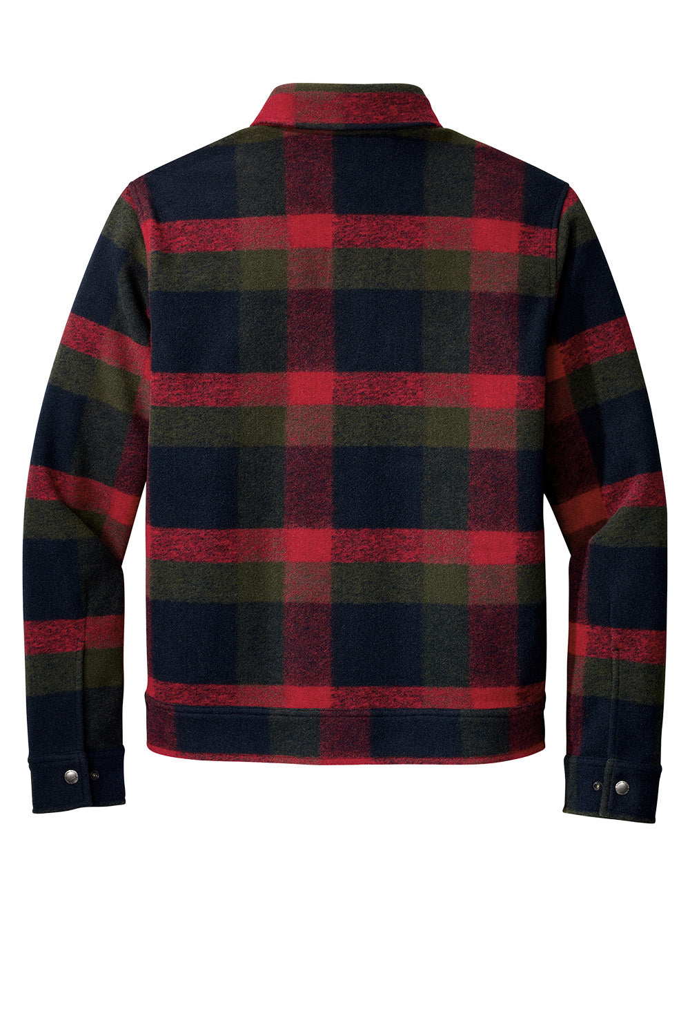Russell Outdoors™ Basin Jacket in red plaid, a men's coat with a flat back and classic outdoor style.