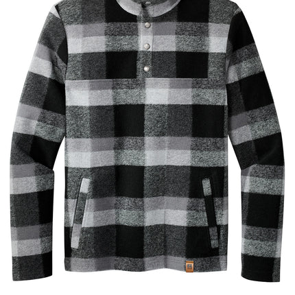Plaid  front view shirt with black and gray pattern 