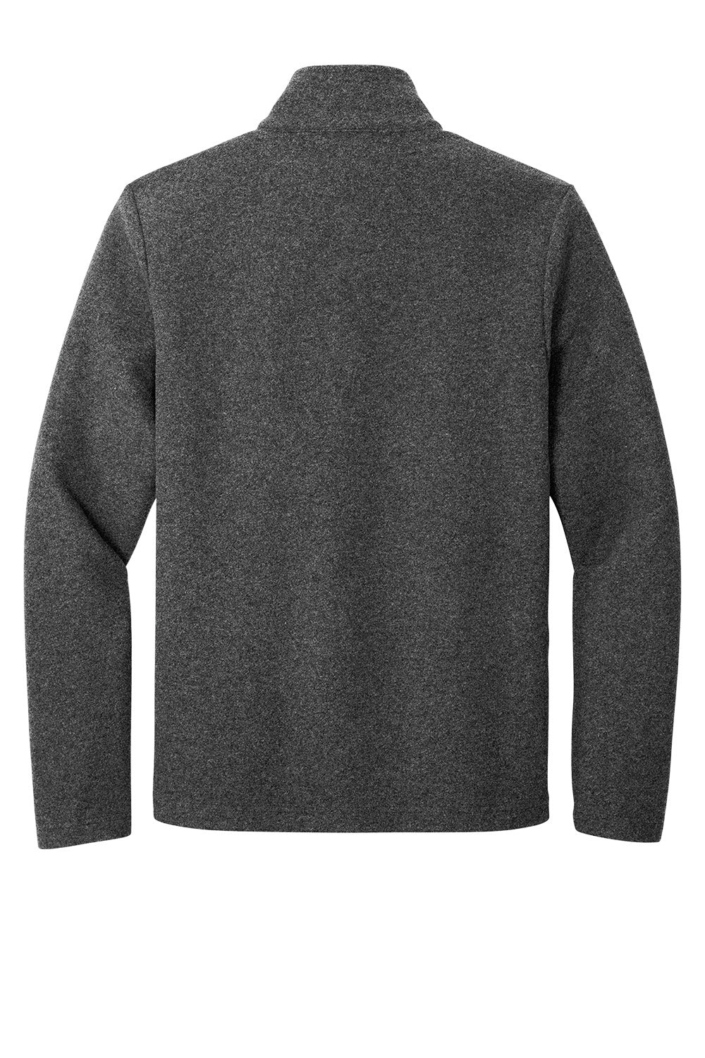 Russell Outdoors™ Basin Snap Pullover sweatshirt in graphite heather, shown from the back with a relaxed fit and snap details.