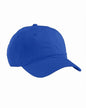 Royal blue Print-View unstructured baseball cap with printed design, casual style, and curved brim.
