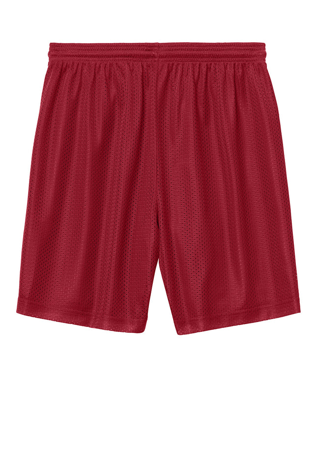 Red athletic shorts 