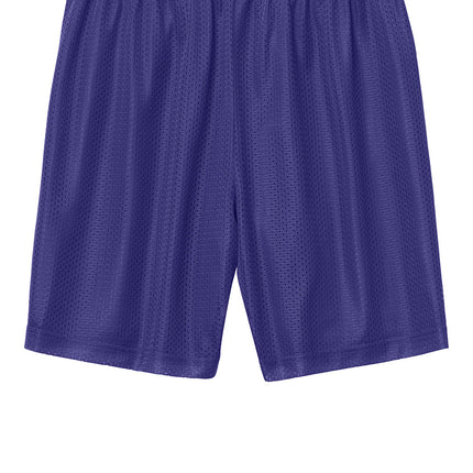 Purple athletic shorts 