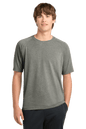 Sport-Tek Ultimate Performance T-shirt in heather grey, front view, showcasing breathable, athletic fit performance apparel.