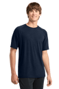 Sport-Tek Ultimate Performance T-shirt in true navy, front view showing lightweight, breathable fabric and athletic fit.