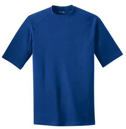 Sport-Tek Ultimate Performance T-shirt in true royal blue, lightweight fabric, flat front design, ideal for activewear and sports.