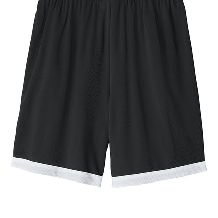 Sport-Tek Rival Basketball Short in Black – Back View
