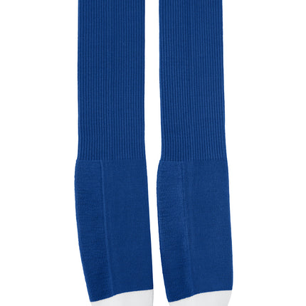 Print-View Sport-Tek® All Sport OTC socks in true royal color, showing the comfortable crew sock design and breathable fabric.