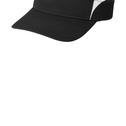 Black visor with white interior 