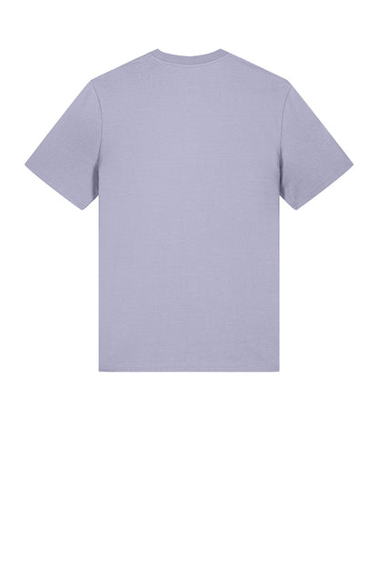 Lavender unisex Stanley/Stella Creator 2.0 T-shirt for teens, shown flat back view, made by Print-View.