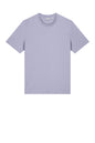 Lavender unisex Stanley/Stella Creator 2.0 tee for teens, showing the flat front view of the Print-View branded polo shirt.