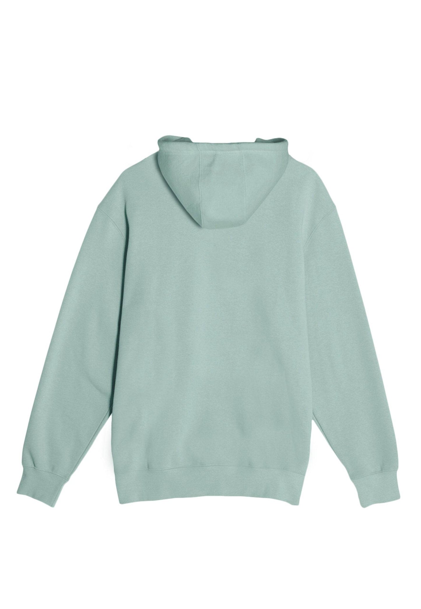 Seafoam green Lane 7 unisex plain premium hoodie with a front print view, showcasing a comfortable, stylish pullover design.