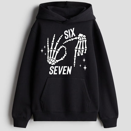 67 Kids Hoodie Black