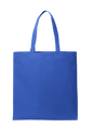 Blue cotton tote bag by Print View featuring printed design, lightweight reusable cloth bag for shopping or everyday use