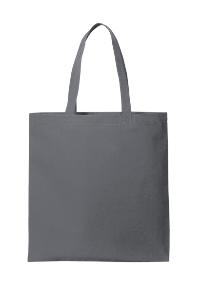Dark grey Cotton Tote Bag by Print View with printed design, lightweight and reusable cloth bag for shopping or daily use.