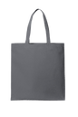 Dark grey Cotton Tote Bag by Print View with printed design, lightweight and reusable cloth bag for shopping or daily use.