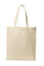 Lightweight cotton tote bag from Print View with natural print design, reusable cloth bag for shopping or everyday use