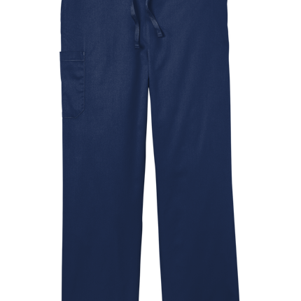 Unisex Medical Work Flex Cargo Pant- Nursing Pant Navy Front