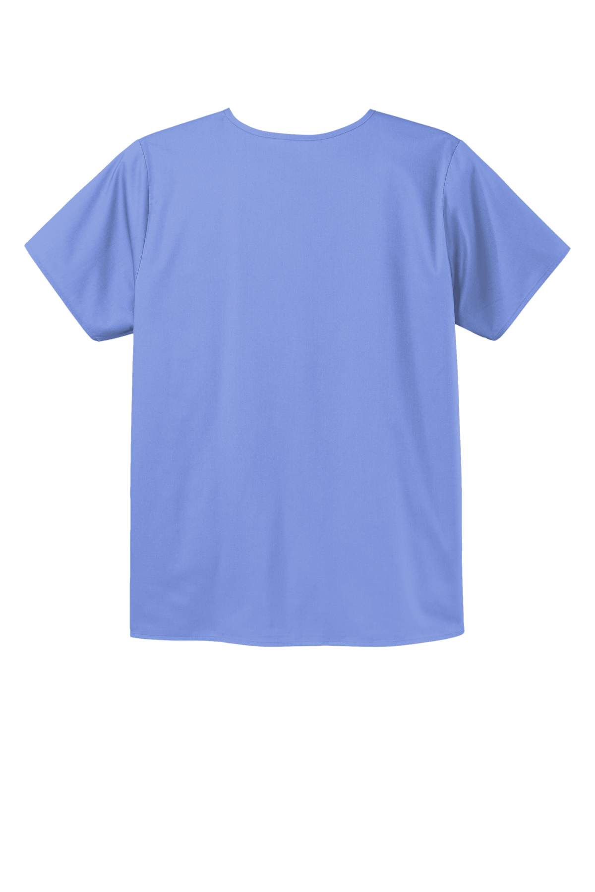 Light blue unisex Wink medical scrub top with V-neck and flex chest pocket, ideal for healthcare workwear.
