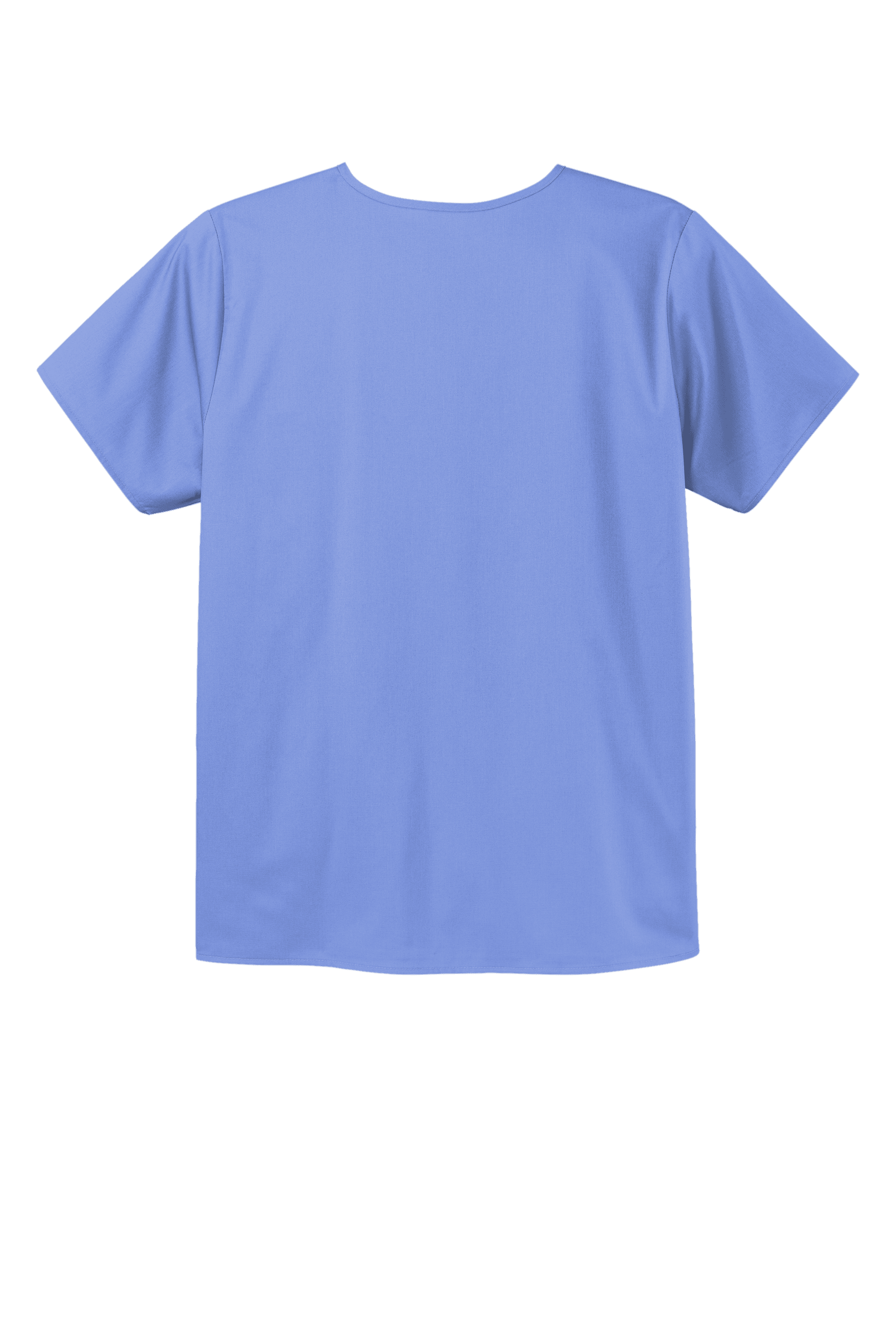 Light blue unisex Wink medical scrub top with V-neck and flex chest pocket, ideal for healthcare workwear.