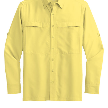 Yellow Long Sleeve UV Daybreak Shirt – Front View