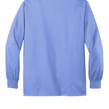 Wink Unisex WorkFlex Snap-Front Scrub Jacket back view green- personalized embroidered name option by Print-View