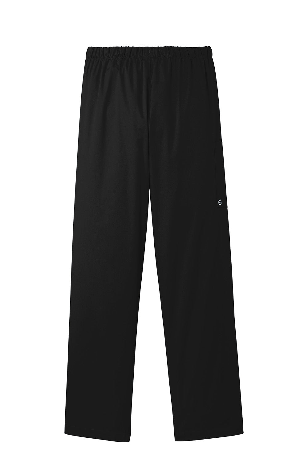 Wink Women’s WorkFlex cargo pant in black with flat back, made by Print-View, featuring multiple pockets and durable fabric.
