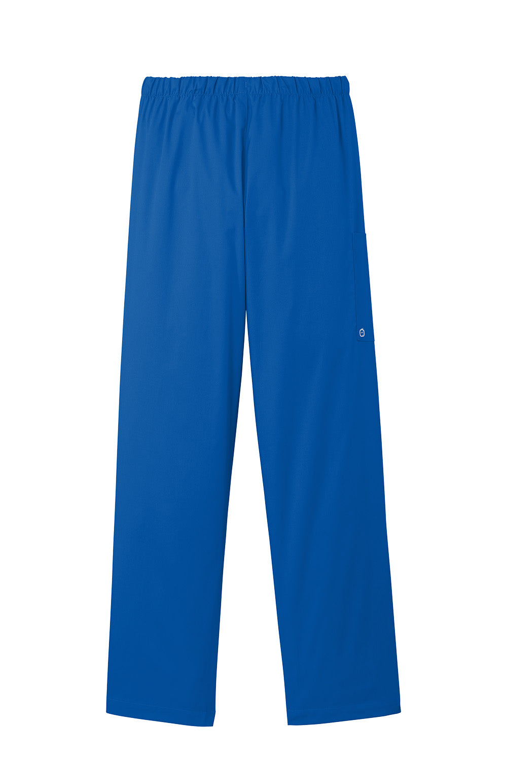 Royal blue Wink® Women’s WorkFlex cargo pant featuring multiple pockets and a relaxed fit, designed for comfort and durability.