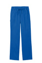 Royal blue Wink Women’s WorkFlex cargo pant with flat front design by Print-View, featuring multiple pockets and comfortable fit.