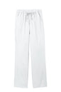 Wink Women’s WorkFlex cargo pant in white with flat front, featuring multiple cargo pockets and comfortable fit, by Print-View.