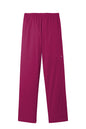 Wink Women’s WorkFlex cargo pant in wine color, flat back view showing functional pockets and tailored fit, by Print-View.