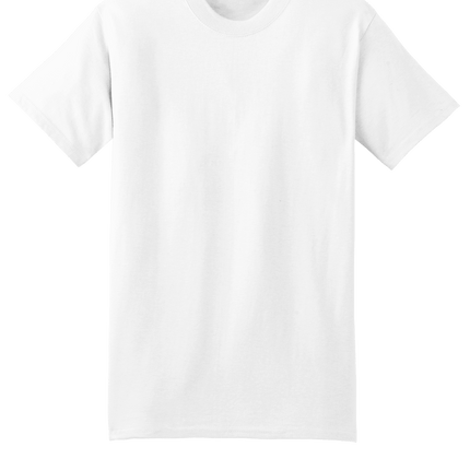 White Hanes® Beefy t-shirt – Heavyweight 100% Cotton T-Shirt, Customizable at Print View