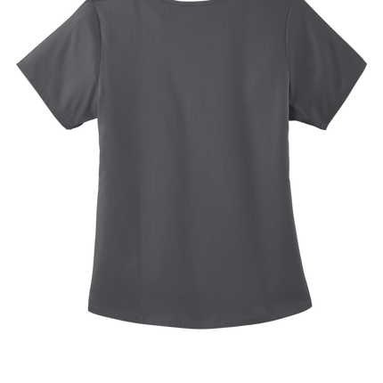 Women’s Premiere Flex Mock Wrap Top Print View - Buy it Plain or Embroider it