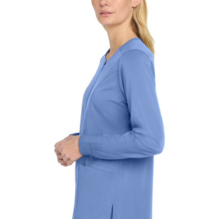 Full-Zip Scrub nurse uniform light blue