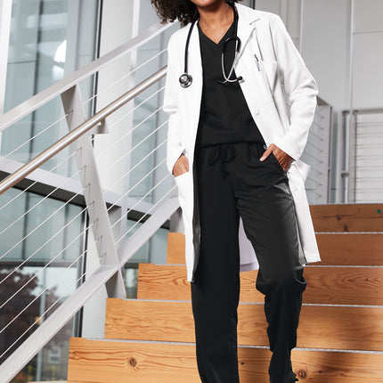 women long lab coat print view