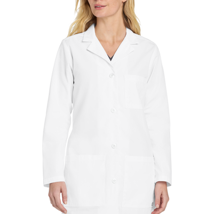 women's long lab coat