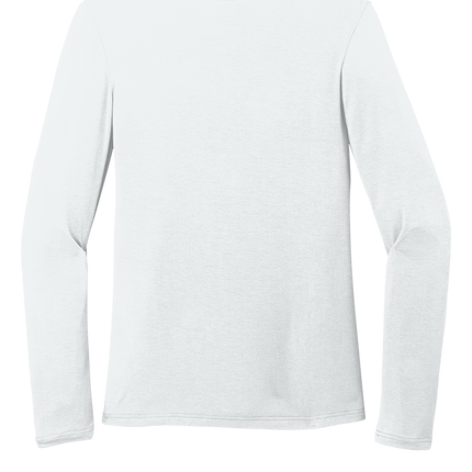 Women's Long sleeve layer t-shirt white back