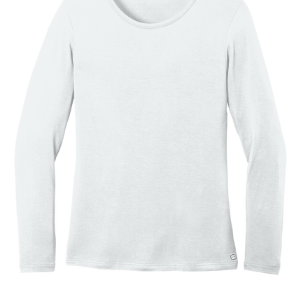 Women's Long sleeve layer t-shirt white front