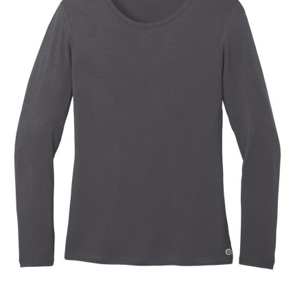 Women's Long sleeve layer tee Dark Grey Front