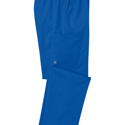 Women’s Medical Workwear Flex Cargo Pant Blue folded