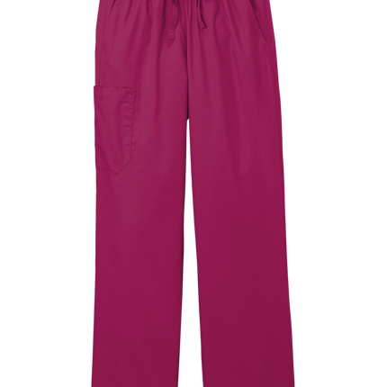 Women’s Medical Workwear Flex Cargo Pant Wine