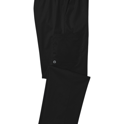 Women’s Medical Workwear Flex Cargo Pant folded black
