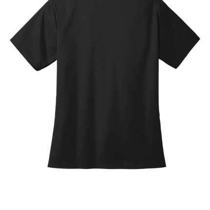 Women’s Medical Workwear Flex V-Neck Scrub Black Back