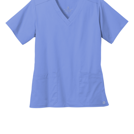 Women’s Medical Workwear Flex V-Neck Scrub Light Blue