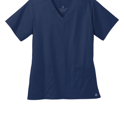 Women’s Medical Workwear Flex V-Neck Scrub Navy Blue