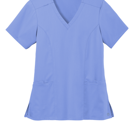 Women’s Premiere Flex V-Neck Scrub Light Blue