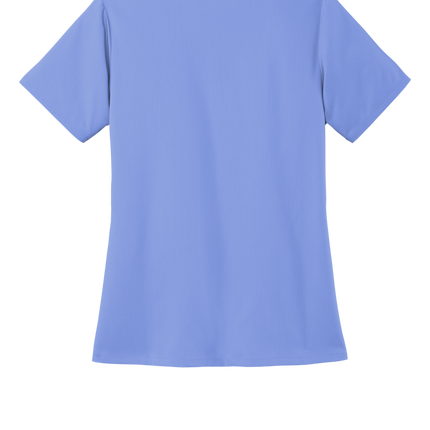 Women’s Premiere Flex V-Neck Scrub Light Blue back