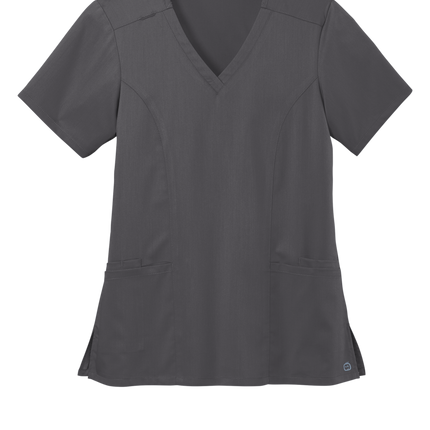 Women’s Premiere Flex V-Neck Scrub Pewter Grey