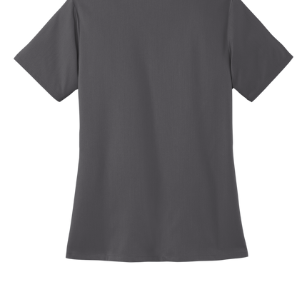 Women’s Premiere Flex V-Neck Scrub Pewter Grey back