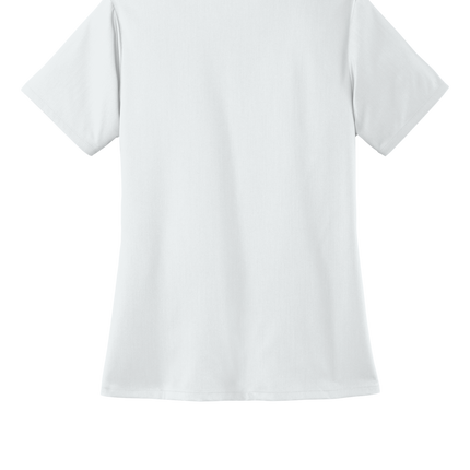 Women’s Premiere Flex V-Neck Scrub White back