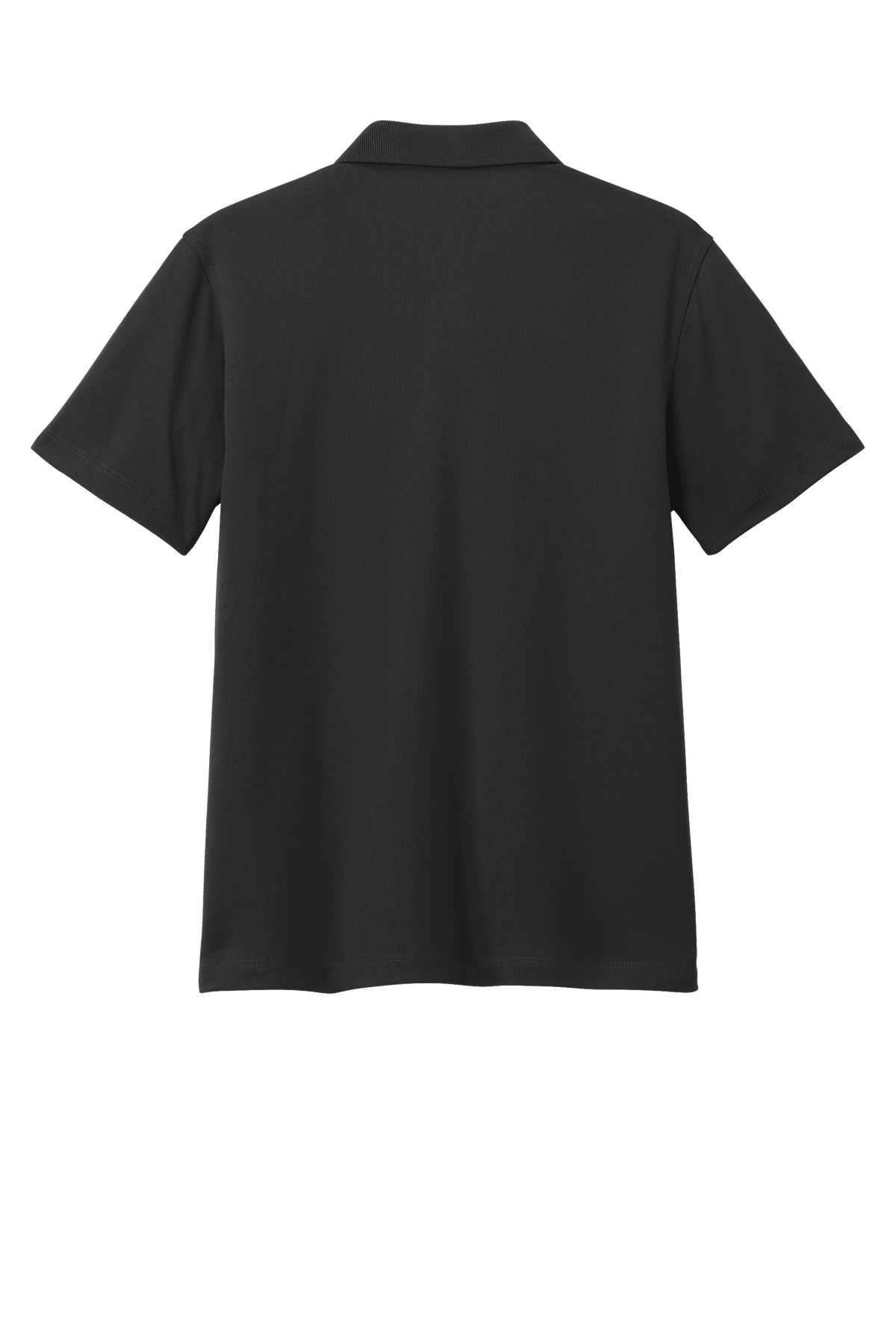 Youth Port Authority kids' polo shirt with back print, shown in plain and customizable versions, made for children.